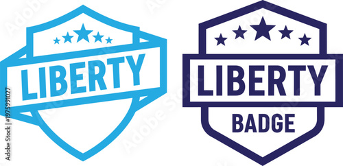 Celebrating independence day vibrant liberty badges for patriotic american festivities and july 4th designs