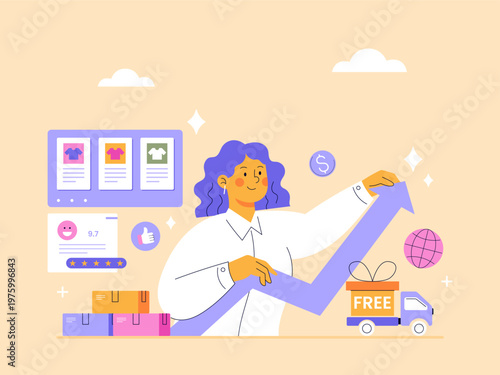 The growth of online businesses necessitates the development of marketing strategies to increase profits