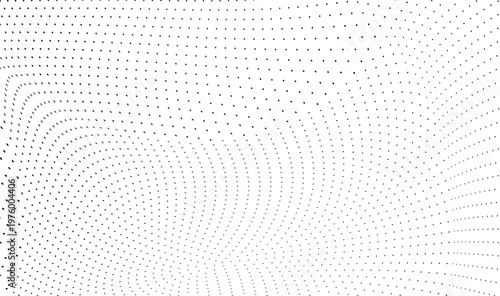 Minimalist halftone pattern with subtle dots and gentle waves.