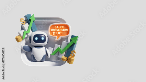 AI Sales Agent — Business Revenue Growth, Copy Space
