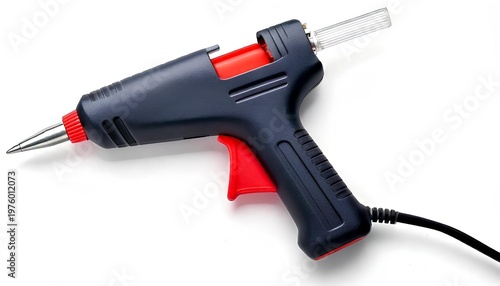 Crafting Precision: A close-up shot of a high-quality glue gun, showcasing its design and functionality, perfect for projects.