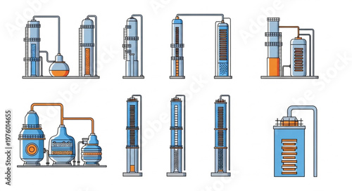 Chemical Distillation Towers - Industrial Separation and Purification Equipment.