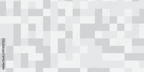 Seamless pattern with squares. Abstract pixel and cube background. Vector digital mosaic pattern. Geometric light elements tile art backdrop.