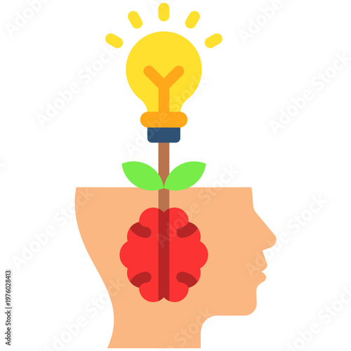 Mind Growth Icon