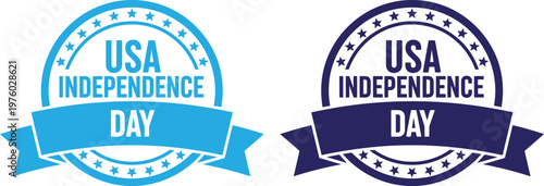 Celebrate independence day usa patriotic badges for july 4th festivities and american freedom