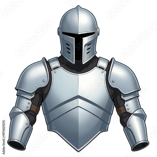Medieval Knight Armor Vector Icon