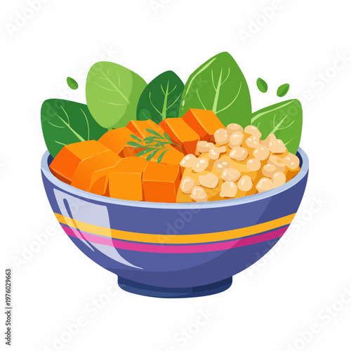 Vegane Afrikanische Power Bowl