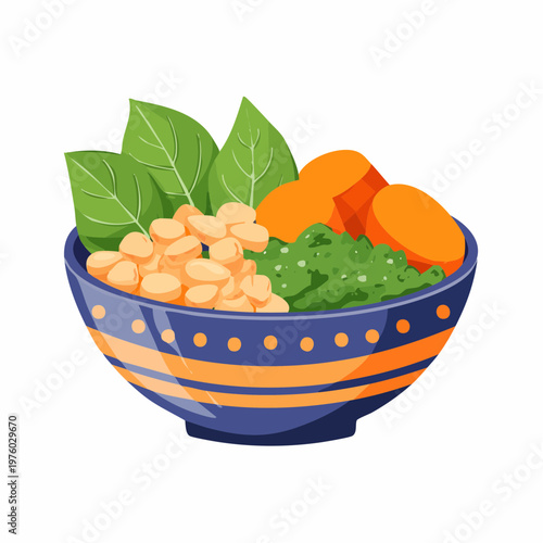 Vegane Afrikanische Power Bowl