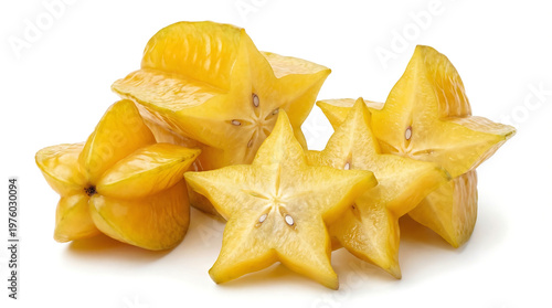 Starfruit harvest showcase tropical farm food photography natural setting close-up fresh produce exploration
