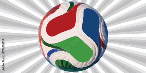 Soccer ball icon set. Football sign. Soccer Symbol. Set of Soccer Balls or Football Ball in Black, Blue and Outline Design