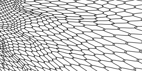 Wire net background vector illustration, black wire mesh isolated, barrier net metal wall, barbed wire fence, black grid for backdrop, fence barb for construction zone, wire grid of fence eps10.