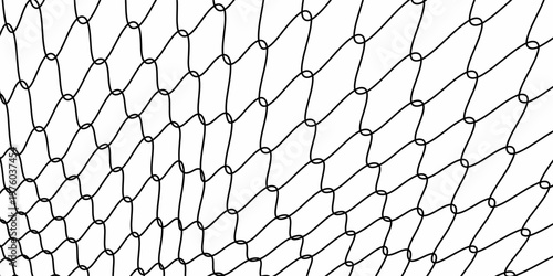 Wire net background vector illustration, black wire mesh isolated, barrier net metal wall, barbed wire fence, black grid for backdrop, fence barb for construction zone, wire grid of fence eps10.