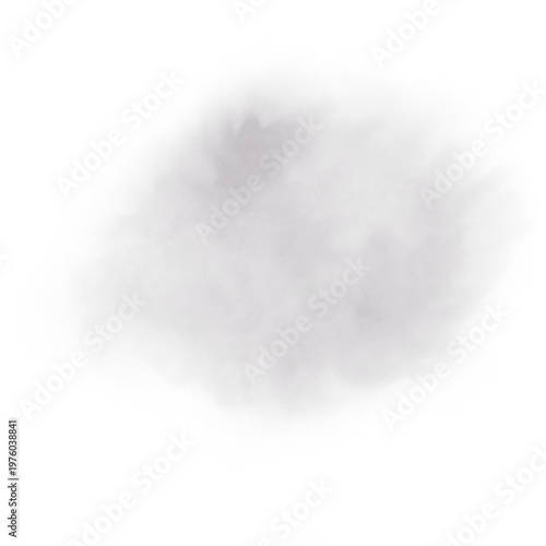 Tableau sur toile fluffy white cloud isolated