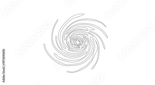Abstract Swirl Vortex Spiral Design