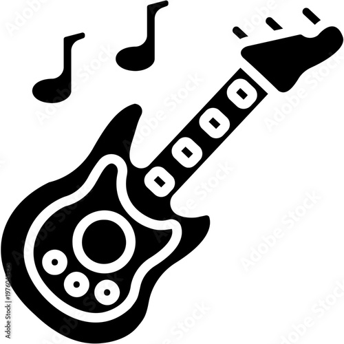 Toy Guitar Icon