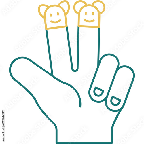 Finger Puppet Icon