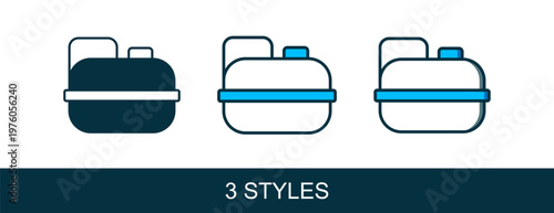 Filled outline Canister for gasoline icon isolated on white background. Diesel gas icon. Vector