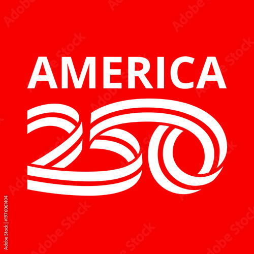 "America 250" Logo Redesign Option — Grotesque Font