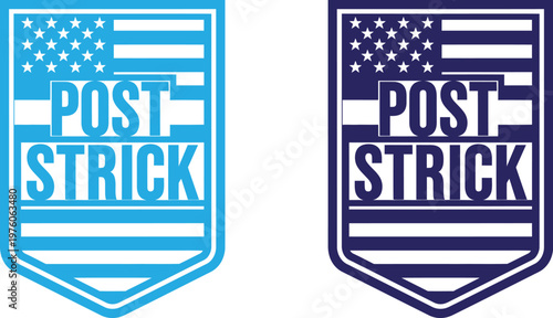 Patriotic independence day stamps celebrating american freedom with usa flag designs