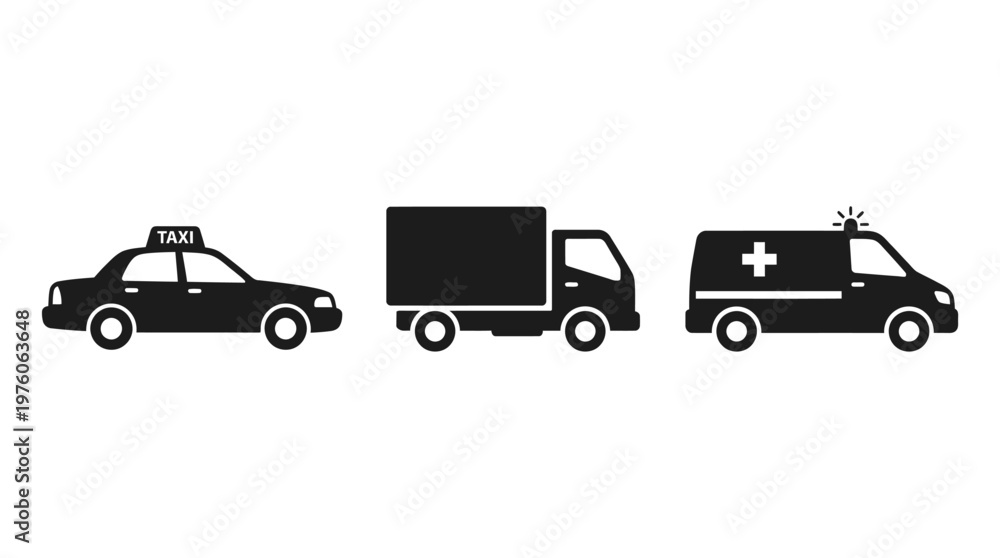 Fototapeta premium Vehicles on the road transportation.
