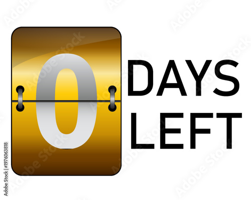 Days left to go 1, 2, 3, 4, 5, 6, 7, 8, 9, 10 banner business for sale and promotion. Promotional banner with number of days left sign set. Vector Illustration