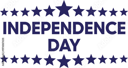 Celebrate independence day patriotic stars and stripes graphic for july 4th festivities and american freedom
