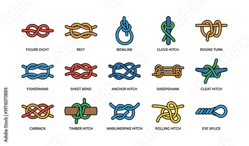 Illustrated guide to 15 essential knots for sailing and climbing