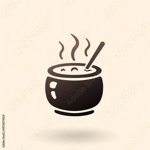 Vector Single Halloween Icon - Potion Boiler