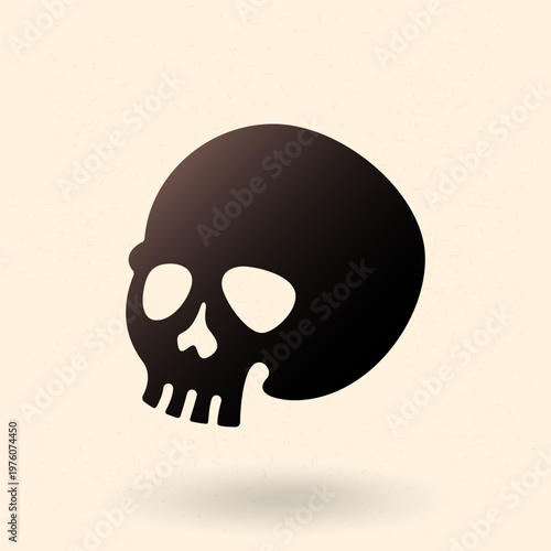 Vector Halloween Icon - Skull