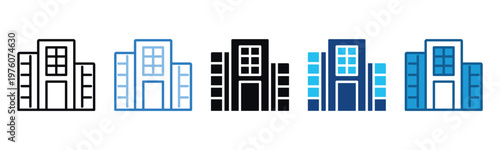 Office Icon Set Multiple Style Of