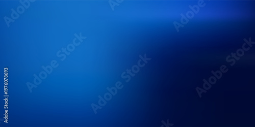 Foto Gradient blue abstract background with a soft curve and smooth lighting