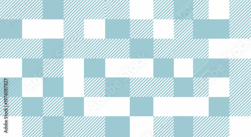 Harmonious square arrangement blending light textures with soothing springlike colors