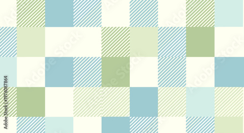 Minimalist pastel matrix combining order, texture, and subtle contrast in repeating squares