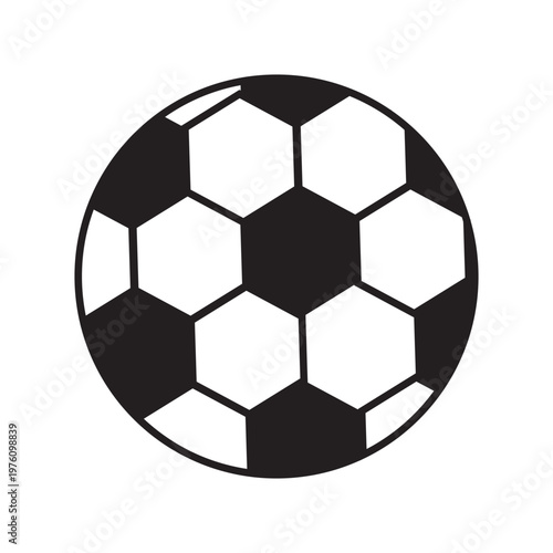 An isolated soccer ball on a white background. A football match. World Football Day.