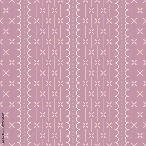 Stripes seamless pattern. Vertical dusty pink striped wallpaper