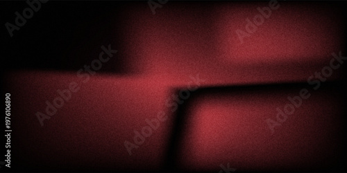 Black dark red ruby garnet wavy abstract background Wave curve line on black background for Design