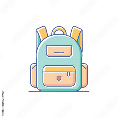 Cute Colorful Backpack Cartoon School Style