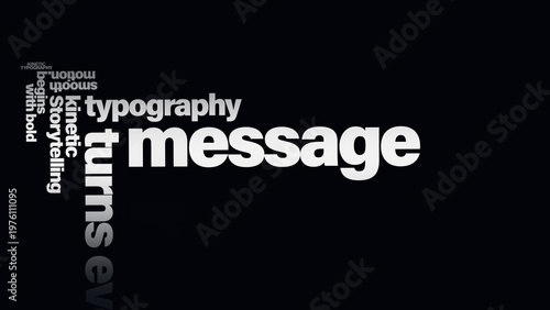 Storytelling Kinetic Typography | Animated Text Titles for Dynamic Narrative Videos and Visual Stories