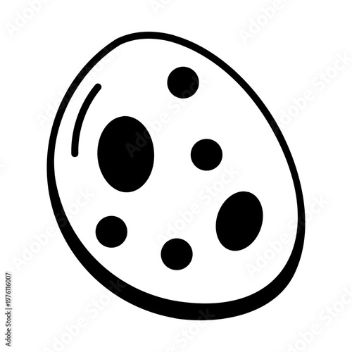 A glyph style icon showing lunar