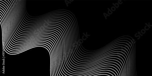 Принти на полотні Abstract background with waves for banner