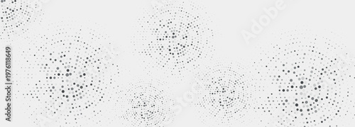 Abstract background with glowing circular dot pattern. Minimalist design with abstract dotted grid for busines, science, healthcare, medical, and financial design. EPS. 2