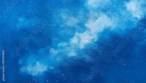 Abstract Light Blue Particle Painting Background Texture Sky Cloud Backdrop