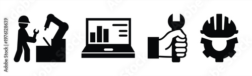 Engineering and Maintenance Icon Set