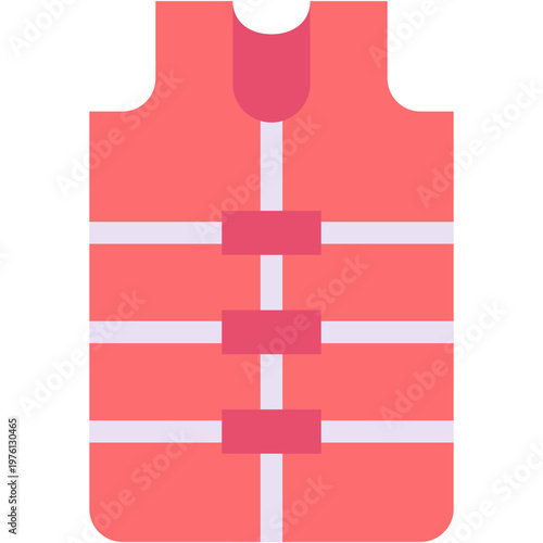 Vector Icon Life Vest, Life Jacket, Vest, Lifesaver, Security