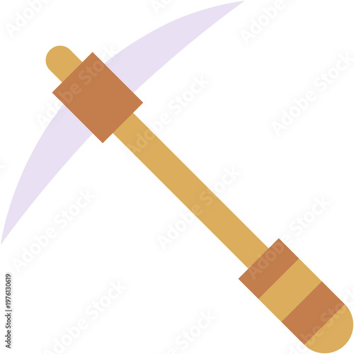Vector Icon Pickaxe, Tools, Axe, Shovel, Mining