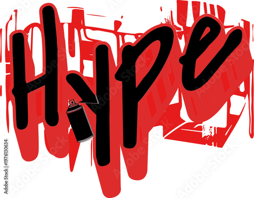 Hype Design Svg, Graffiti Style Svg
