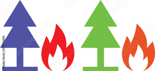 Three stylish t-shirts outlined in different bright colors for visual comparison