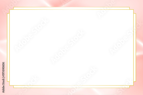 高級感あふれるフレームの招待状テンプレート背景デザイン素材　赤