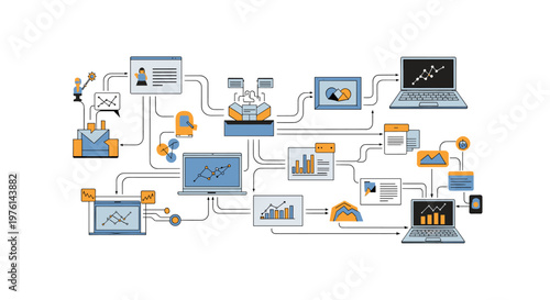 A vibrant illustration depicting a fuel station, conveying themes of progress, energy, and the journey ahead. Ideal for websites, marketing, and promo
