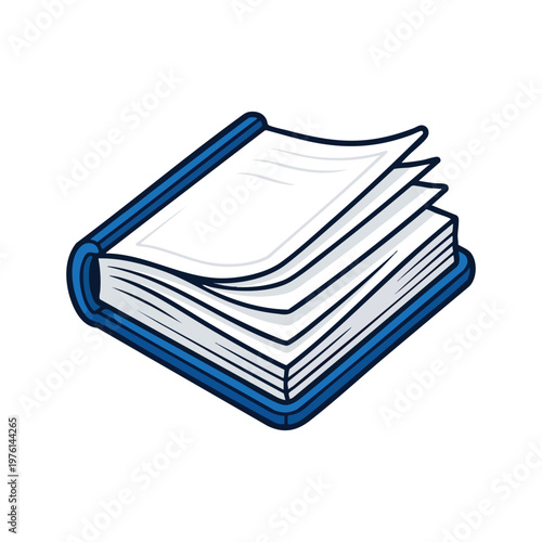 Open Book Illustration